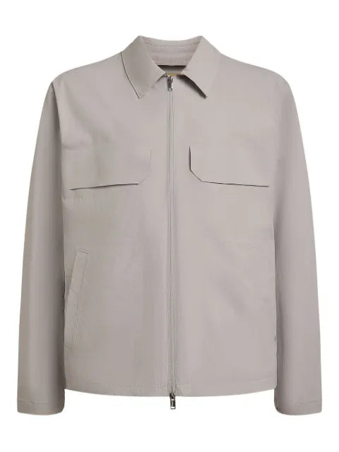 12 STOREEZ pocket tech-shell bomber jacket