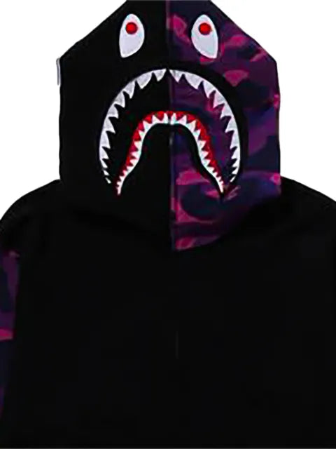 A BATHING APE® Shark Color Camo hoodie